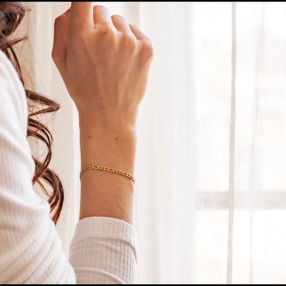 2/60 Bracelet gold figaro chain - Picture 3 of 4